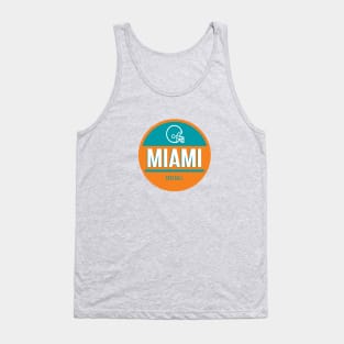 Miami retro football Tank Top